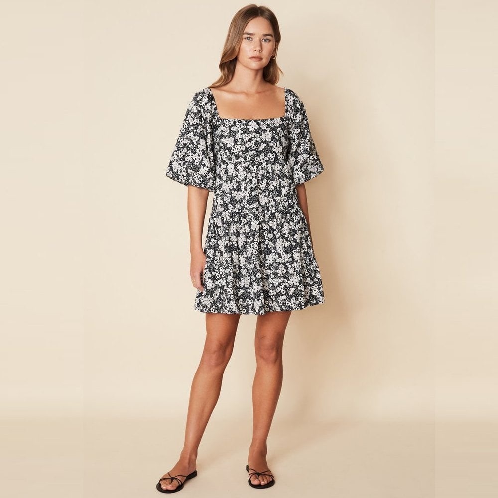 Faithfull the Brand Eryn Mini Dress Fiorella Floral Print